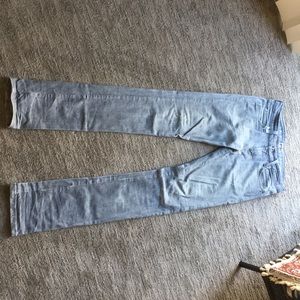 Naked and famous skinny guy grey stretch jeans